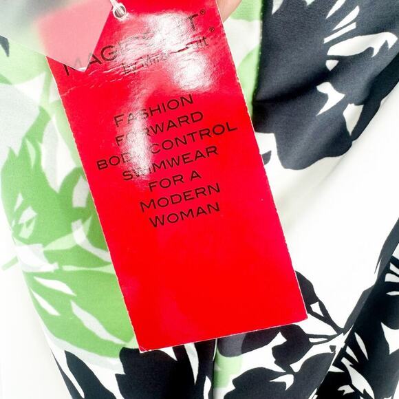 MagicSuit by MiracleSuit Halter One Piece Floral Swimsuit Size 10 NWT - Picture 7 of 10